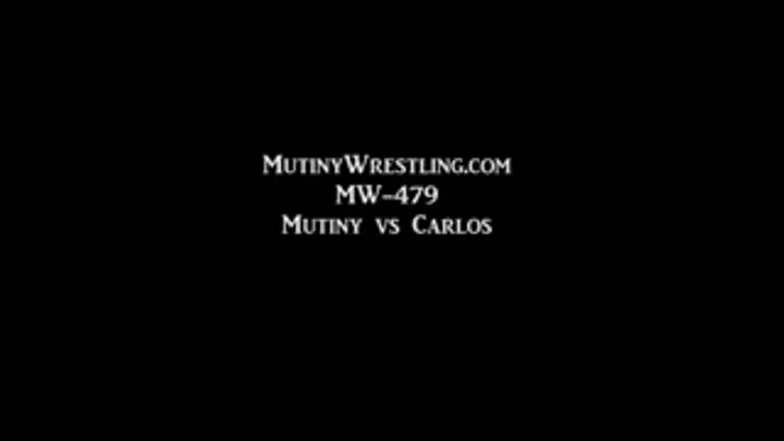 MW-479 Mutiny vs Carlos Mixed Wrestling, Carlos in control (TOPLESS)