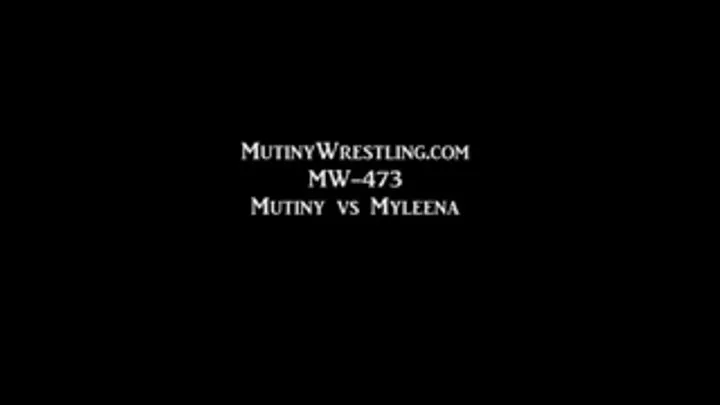 MW-473 Mutiny vs Myleena, Canadiens vs Bruins Semi Comp female wrestling