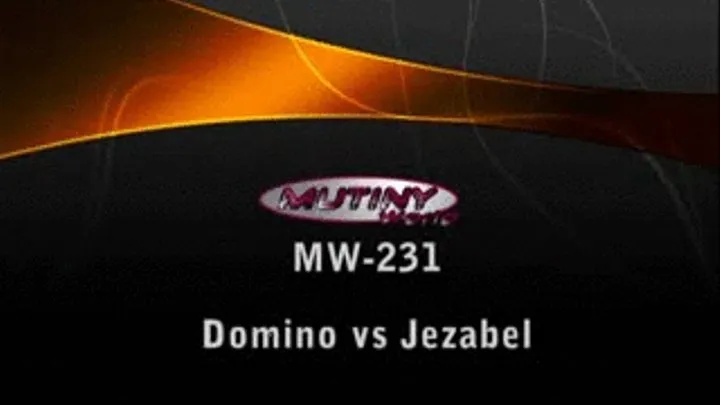 MW-231 Domino vs Jezabel -wrestling-catfight TOPLESS