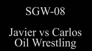 SGW-08 Javier vs Carlos Oil Match Guy Wrestling