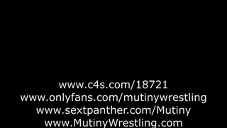 MW-891 Mutiny vs Hazel (Vixen Romano) wrestling in a ring PART 3 (extra for feet lovers)