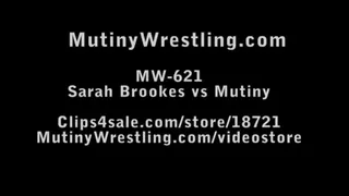 MW-621 Mutiny vs Sarah Brooke (Sarah being VERY pervy with Mutiny) FULL VIDEO
