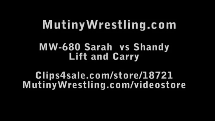 MW-680 Lift and Carry Sarah Brooke, Shandy, Mutiny