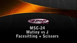 MSC-24 Mutiny & J Long Scissors and facesitting! FULL VIDEO