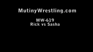 MW-619 Sasha vs Rick Scissors while drinking!