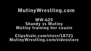 MW-625 Mutiny training her COUSIN Shandy Part 1