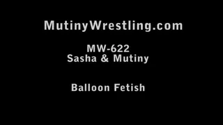 MW-622 Mutiny & Sasha Blowing a beach ball (Custom Video)