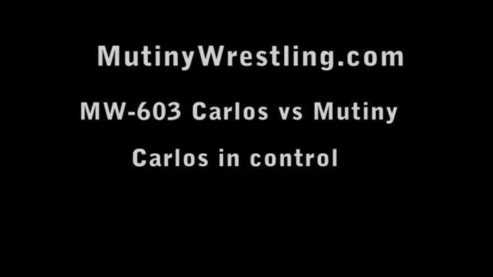 MW-603 mutiny vs Carlos one piece thong PART 2