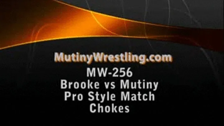 MW-256 Part 3 Mutiny vs Brooke Pro style