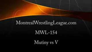 MWL-154 Mutiny vs V the cheerleader Female Wrestling