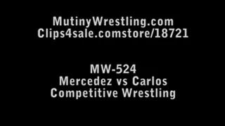 MW-524 MERCEDEZ vs Carlos COMPETITIVE Mixed Wrestling Part 3