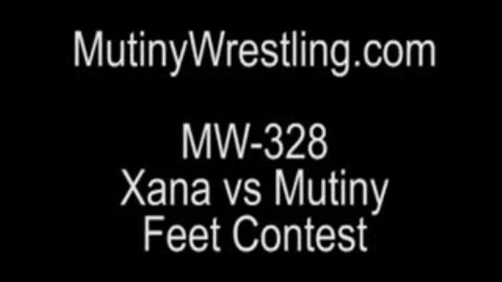 MW-328P2 Mutiny vs Xana FEET CONTEST - Wrestling Part 2