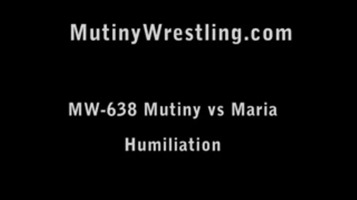 MW-638 Maria Veyron Dominating Mutiny (female wrestling TOPLESS+ NAKED) Part 3