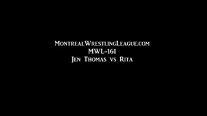 MWL-161 Jen Thomas vs Rita Pro style on mats