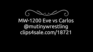 MW-1200 BlackWidow Eve vs Carlos HOT Male domination