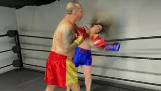 MW-1466 Mutiny vs David Angell TOPLESS Mixed Boxing (read description)