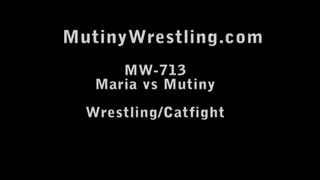 MW-713 Mutiny vs Black Widow Eve topless and thong