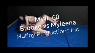 MWL-60 Brooke vs Domino Pro & wrestling