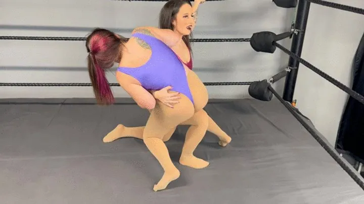 MW-1597 Tara vs Lily-Kat LOW BLOWS CUNT BUSTING MATCH 2