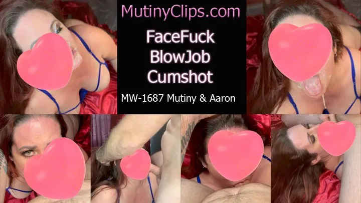 MW-1687 Aaron Hummer &amp; Mutiny FACEFUCK BLOWJOB CUMSHOT