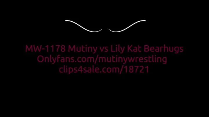 MW-1178 Topless bearhugs Lily vs Mutiny