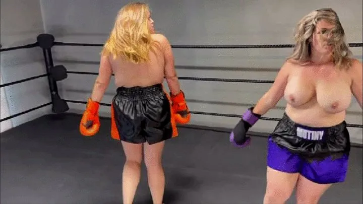 MW-1093 Mutiny vs BlackWidow Eve topless boxing