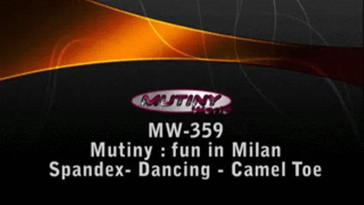 MW-359 Part 1 FUN in Milan Spandex Camel Toe Part 1