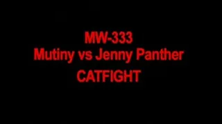 MW-333 Part 1 Mutiny vs Jenny Panther INTENSE CATFIGHT + WRESTLING