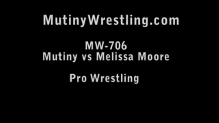 MW-706 Mutiny vs Melissa Moore INTENSE pro wrestling domination PART 2