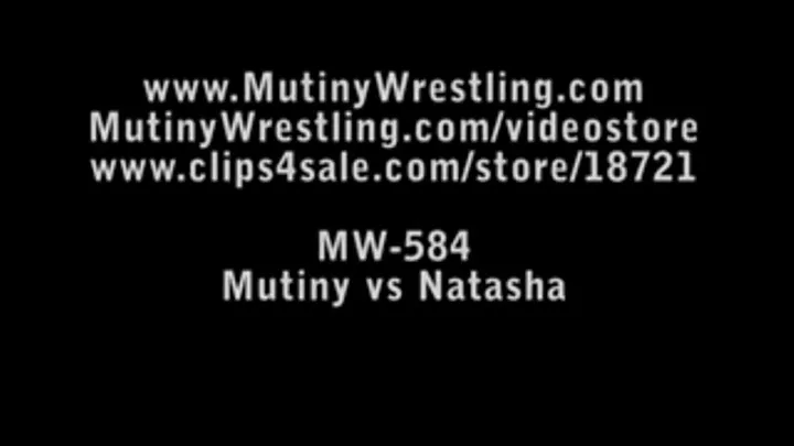 MW-584 Mutiny vs Natasha TOPLESS catfight breasts belly punching Part 3