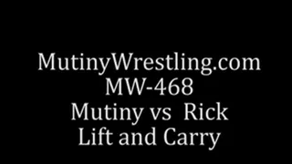 MW-468 Rick LIFTING and CARRYING MUTINY in bra and panties FULL VIDEO