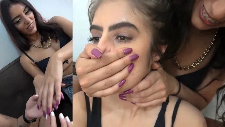 Nalu's Hands In Purple Nails Stun Clip 01