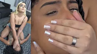 Sexy Hands Game Flushes Nadjas Ebony Face N She Loves It