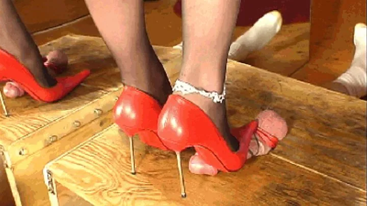 Milked with extremly gorgouse heels