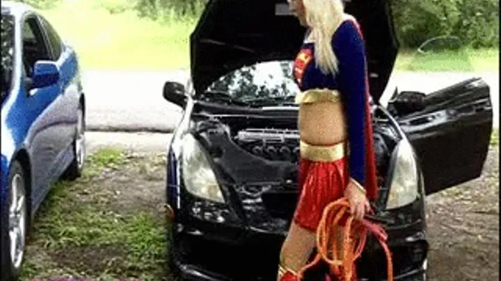 Supergirl REVS up a Celica & RSX