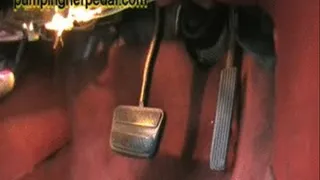 Barefoot Pedal Play Slender Sexy 86 Ford Thunderbird Gas pedal