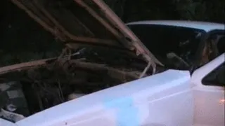 Kira Cranking A 1986 Ford Thunderbird