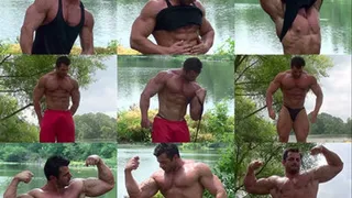 Frank DeFeo Outdoor Muscle Flex and Pose