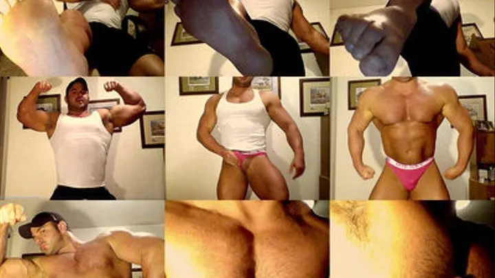 Frank DeFeo Feet and Pec Worship Web Cam Show - QuickTime