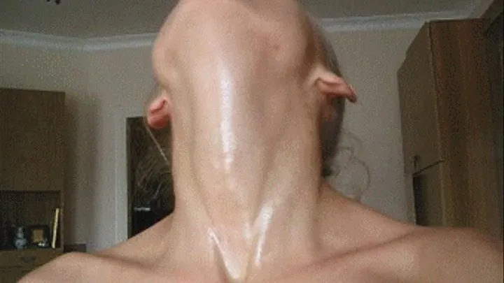 Oil slick sexy neck (wet look)