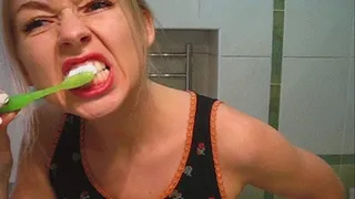 vibrating uvula (toothbrushing)