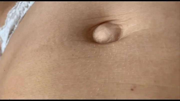 The navel is a very close-up