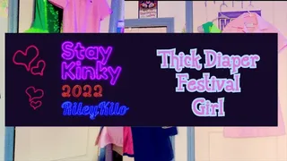 Thick Diaper Festival Girl Cums For You