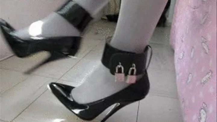 Padlock High Heels