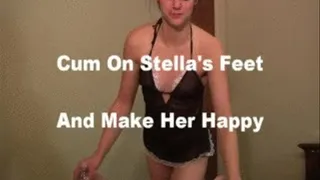 Cum On Stella's Feet