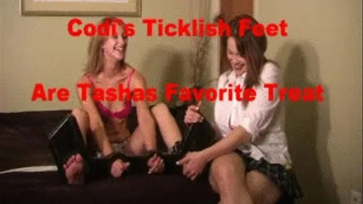 Codi's Ticklish Feet