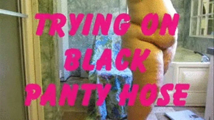 Too Tight Black Panty Hose