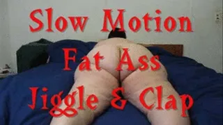 Fat Ass Jiggle And Shake Slow Motion