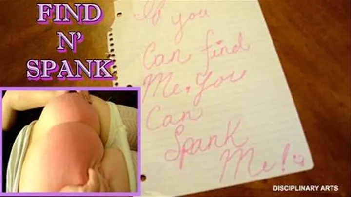 Find N Spank, a BRAND SPANKING NEW POV video from Disciplinary Arts