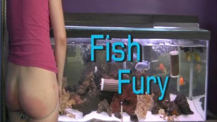 FISH FURY: 19 year old Girl Spanked by neighbor for accidentally his fish!